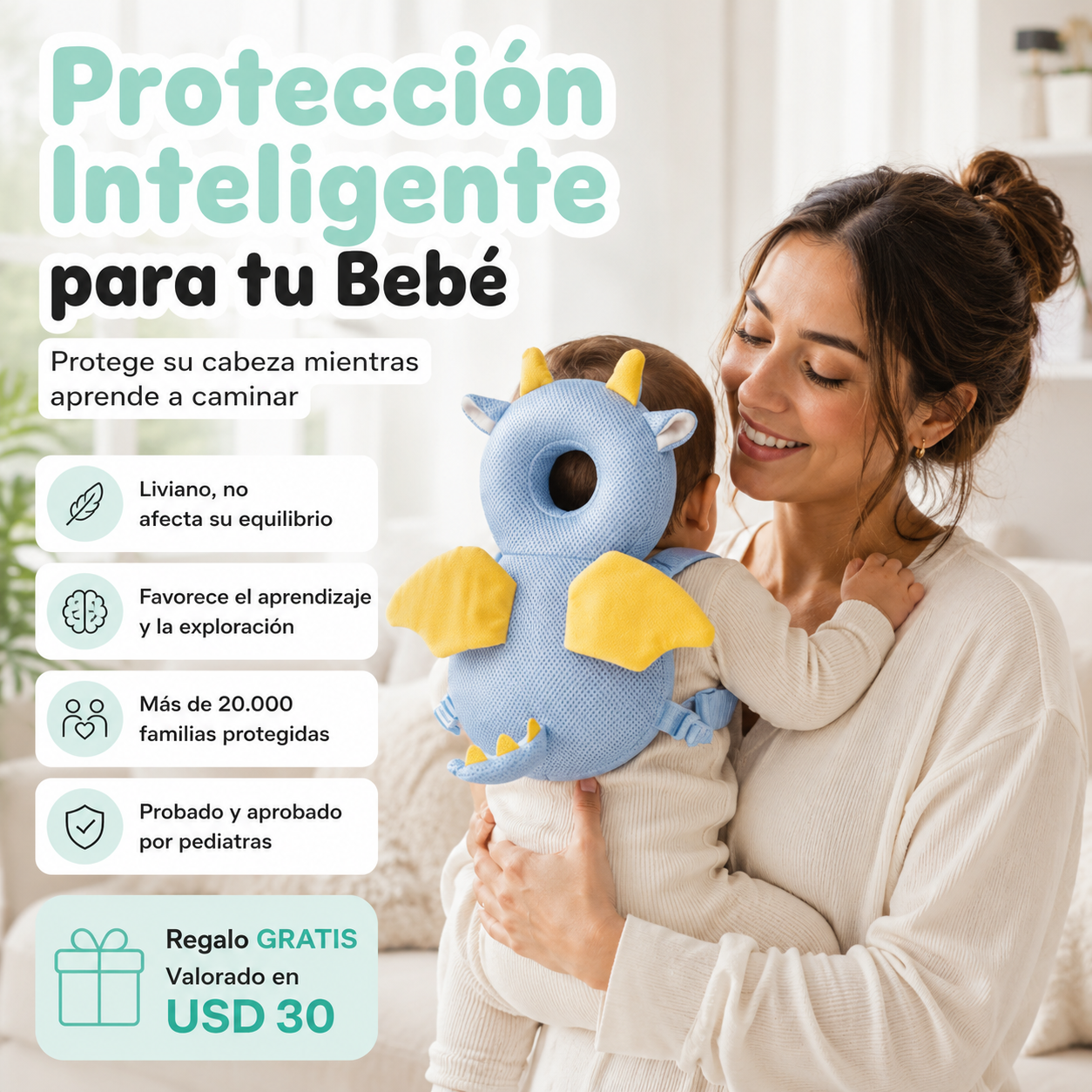 MimiGuardian™ | Protector de cabeza inteligente